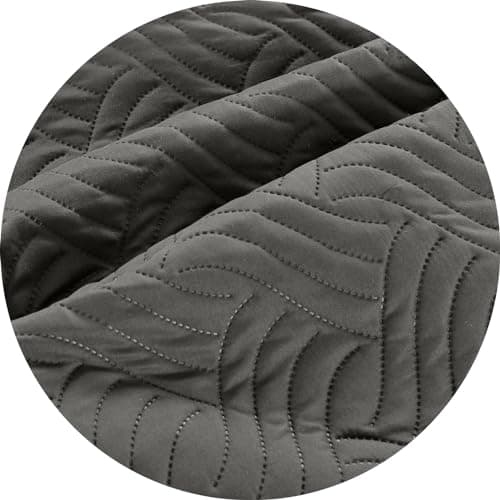 Wometo OekoTex Tagesdecke 220x240 cm gesteppt Wattiert Wende-Design XXL Bettüberwurf