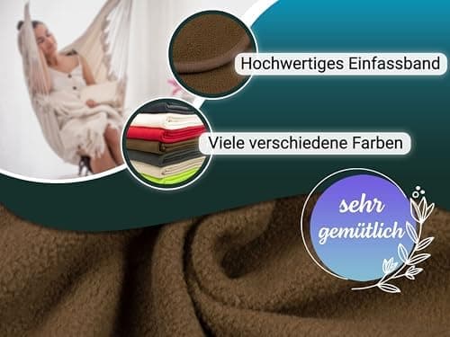 ZOLLNER Kuscheldecke in 130x170 cm - kuschelige und langlebige Fleecedecke - antistatisch und Oeko Tex® Zertifiziert