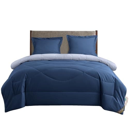 Oeko-TEX Zertifiziert_sleep komfortabel 4-jahreszeiten Bettdecke 135x200 Washbar Baumwolle & Mikrofaser Atmungsaktiv + K