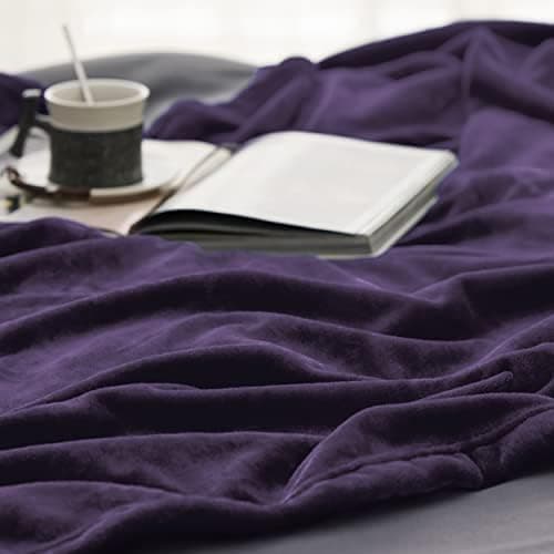 BEDSURE Wohndecke Warm Grau - Weich, Fleecedecke für Frauen, Couch Überwurf 150x200cm