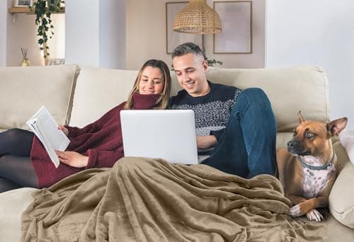 Utopia Bedding Kuscheldecke flauschig Warm für Winter und Sofa