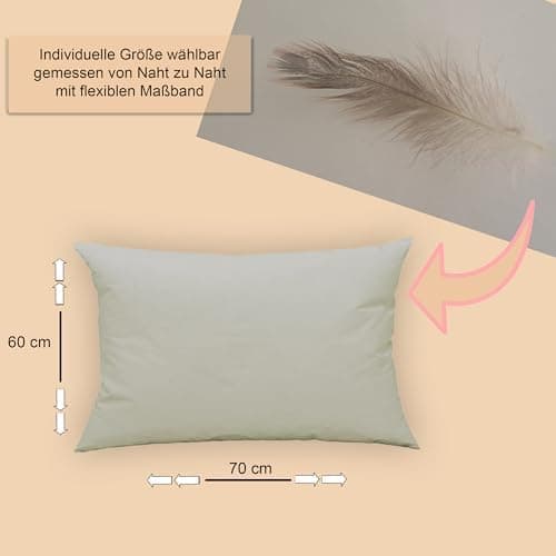 Federkissen 50x50 cm Deko für Sofa und Bett
| Kopfkissen 50x50 cm mit Füllkissen fürComfort und Deko
| Cocktailkissen 5