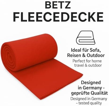 Betz Fleecedecke – weiche Wohndecke & Kuscheldecke – leicht, warm & pflegeleicht – Farbe Petrol 130x170 cm 180g/m²