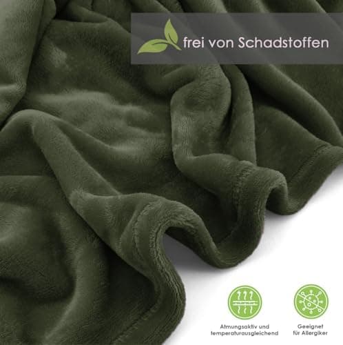Heimtexland Kuscheldecke flauschig Oekotex warm Super Soft Decke 130x170 cm Bordeaux weinrot