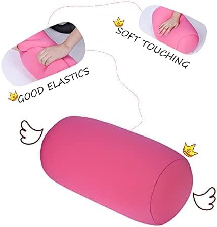 KIMISS Schwarz (Lila)           Mini Microbead Kissenrolle         für Reise und Zuhause            Helft beim Schlafen