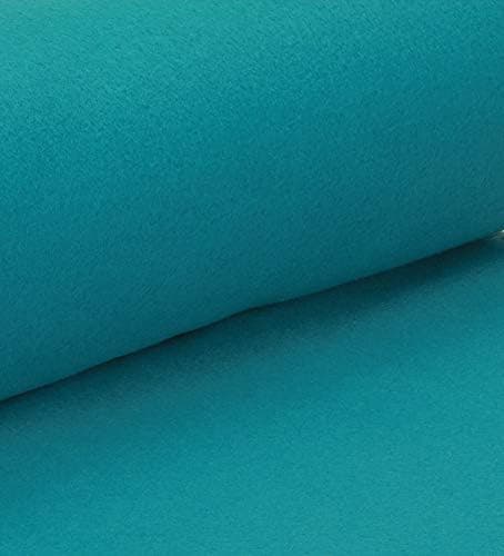 Betz Fleecedecke – weiche Wohndecke & Kuscheldecke – leicht, warm & pflegeleicht – Farbe Petrol 130x170 cm 180g/m²