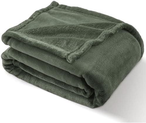 Oeko-Tex Weich Warm Kuscheldecke PHF Flauschig Fleecedecke 130x150cm - Beige, Couch, Sofa & Bett Überwurf