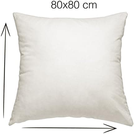 2 Stück Federkopfkissen für Allergiker 80 x 80 cm wärmbar bis 60° C