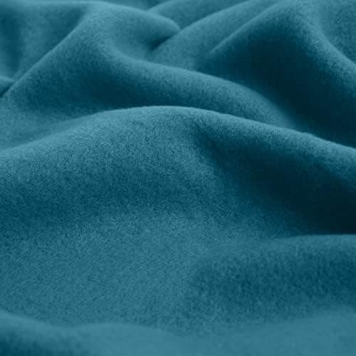 DREAMSCENE Schwarz Fleecedecke, warm und bequem für Winter, Bettüberwurf und Couchbezug, 150 x 200 cm OEKO-TEX STANDARD