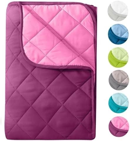 Wometo Microfaser Sommer Steppbett OekoTex - grün und hellgrün Kochfest -ideal für Camping und heiße Tage - 200x200 - oh