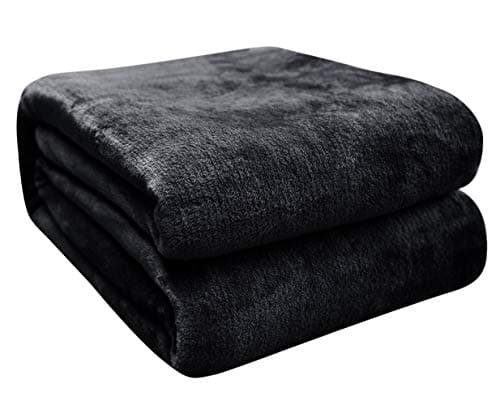 FARFALLAROSSA Oeko-TEX Flauschig Kuscheldecke 130x160 cm - Super Weiche Fleecedecke als Sofaüberwurf - Wohndecke Gelb OE