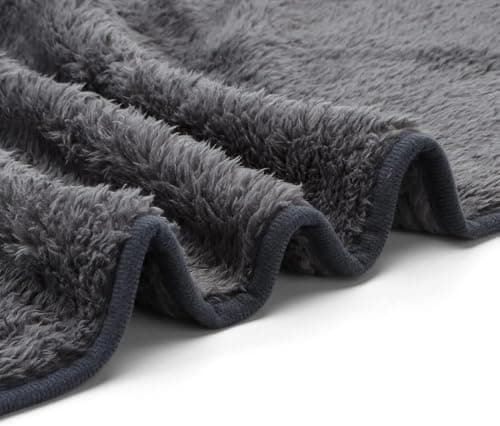 Nobleza Weiche Fleecedecke für Hund und Katze, Waschbar, Warm und Komfortabel - Grau 100x80cm  
Nobleza Waschbare Hunded