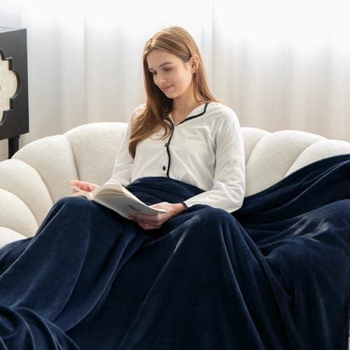 Kuscheldecke WAVVE Flauschig Warm - Sofadecke 150x200 cm Weich für Wohnraum Couchdecke GrauXL