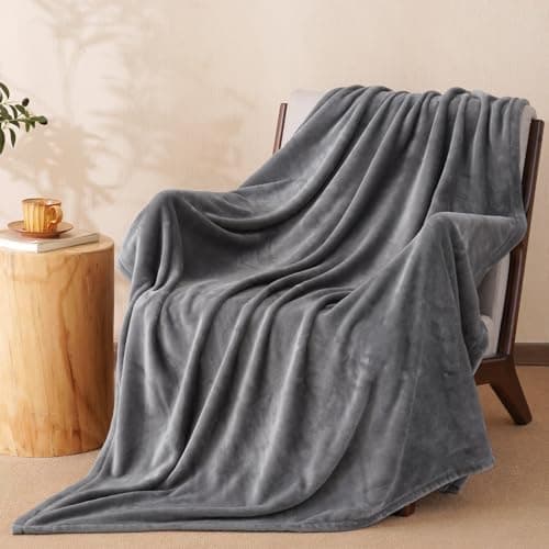 Oeko-Tex Weich Warm Kuscheldecke PHF Flauschig Fleecedecke 130x150cm - Beige, Couch, Sofa & Bett Überwurf