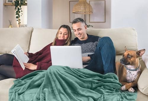 Utopia Bedding Kuscheldecke flauschig Warm für Winter und Sofa