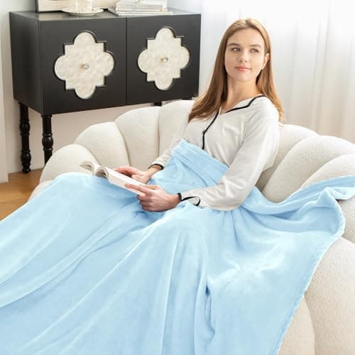 CozyLux Kuscheldecke Flauschig für 4 Jahreszeiten - Weich/Warm/Leicht - Sofa/Bett/Couch 150x200cm Grau