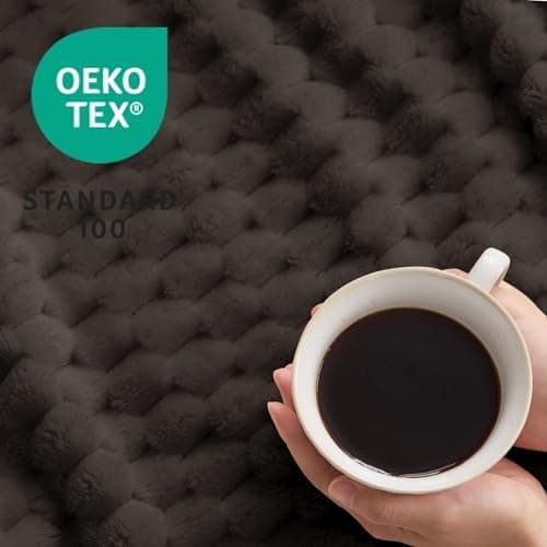 Vielit Ultraweiche Kuscheldecke Flauschig Rot – Warme & Gemütliche Couch & Sofadecke, Atmungsaktiv & Pflegeleicht, OEKO-