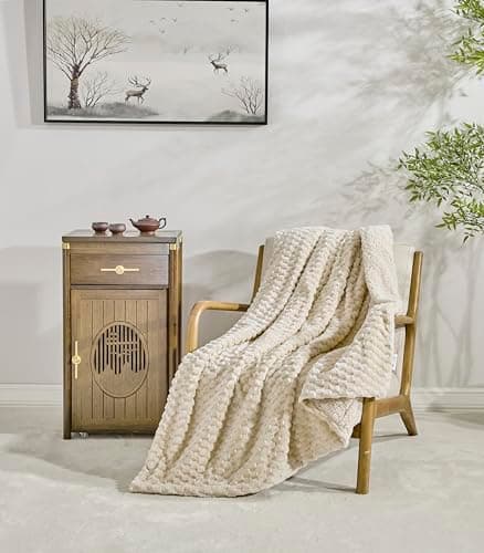 Miracle Home Wendbare Fleecedecke aus Mikrofaser, weich, warm und maschinenwaschbar, für den ganze Haushalt, 130 x 160 c