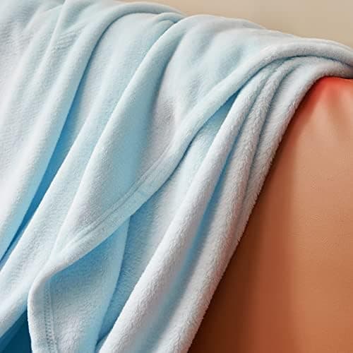 Aisbo Flauschig Warme Decke Rot für Winter - Kuschliges Wohnzimmer Blanket 130x150 cm OEKO-TEX