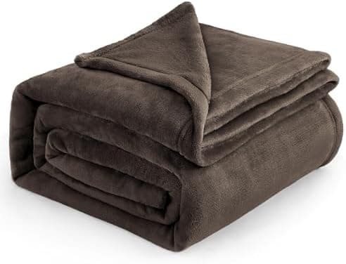 BEDSURE Wohndecke Warm Grau - Weich, Fleecedecke für Frauen, Couch Überwurf 150x200cm