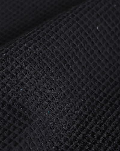 Premium Waffelpique Tagesdecke Grau 160x220cm - Leichte Sommerdecke für Bett und Sofa - 100% Baumwolle