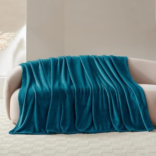 Kuscheldecke WAVVE Flauschig Warm - Sofadecke 150x200 cm Weich für Wohnraum Couchdecke GrauXL