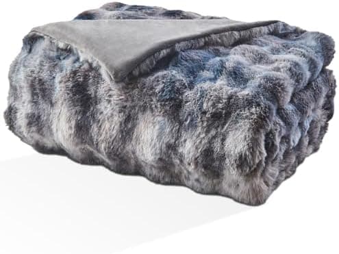 EMME Flauschige Wohndecke für Couch Kaninchen Plüsch Fleecedeckemercialwohndecke-sofa-decke-bubble-decke-wohndecke-flaus