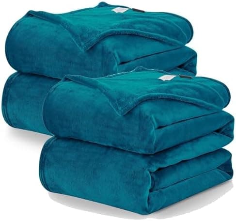Kuscheldecke WAVVE Flauschig Warm - Sofadecke 150x200 cm Weich für Wohnraum Couchdecke GrauXL