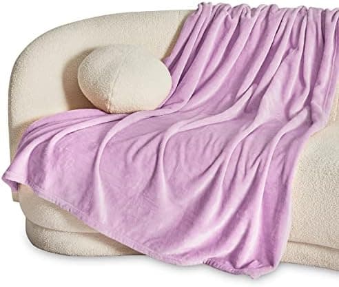 BEDSURE Wohndecke Warm Grau - Weich, Fleecedecke für Frauen, Couch Überwurf 150x200cm