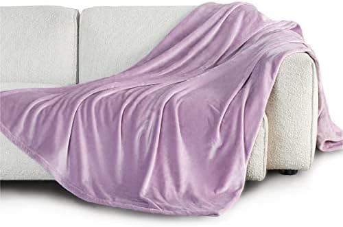 BEDSURE Wohndecke Warm Grau - Weich, Fleecedecke für Frauen, Couch Überwurf 150x200cm
