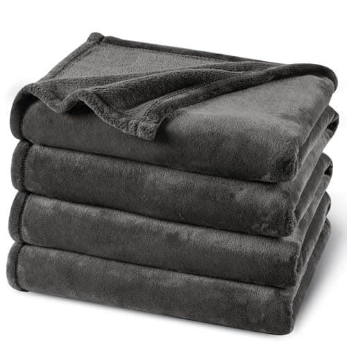 Oeko-Tex Weich Warm Kuscheldecke PHF Flauschig Fleecedecke 130x150cm - Beige, Couch, Sofa & Bett Überwurf