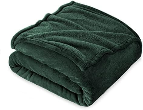 FARFALLAROSSA Oeko-TEX Flauschig Kuscheldecke 130x160 cm - Super Weiche Fleecedecke als Sofaüberwurf - Wohndecke Gelb OE