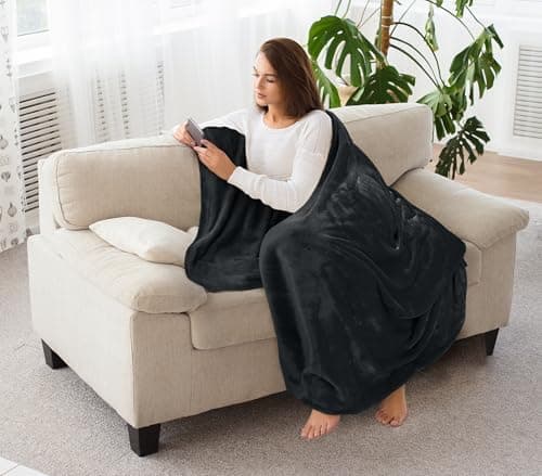 Utopia Bedding Kuscheldecke flauschig Warm für Winter und Sofa