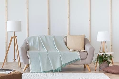 Todocama Mehrzweck-Tagesdecke - Überwurf für Bett und Sofa, cremefarben (125 x 180 cm) | Jarapas | Haushaltsgeräte | cre