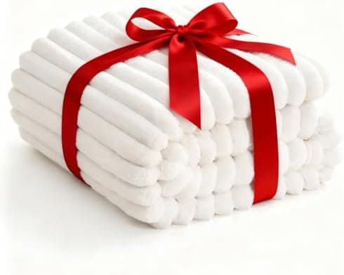 WAVVE Kuscheldecke Flauschig für Zimmer Deko, Sofadecke weicher Fleecedeckenausschnitt, Wohnraum Accessoire 130x150cm Gr