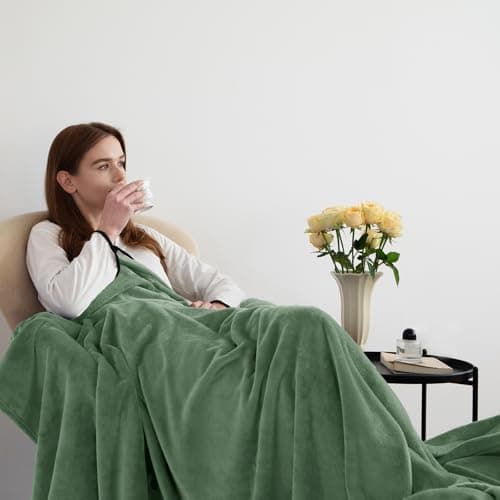 CozyLux Kuscheldecke Flauschig für 4 Jahreszeiten - Weich/Warm/Leicht - Sofa/Bett/Couch 150x200cm Grau