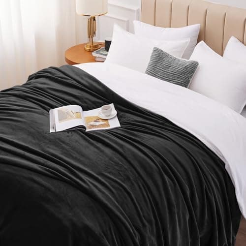 Kuscheldecke WAVVE Flauschig Warm - Sofadecke 150x200 cm Weich für Wohnraum Couchdecke GrauXL