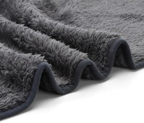 Nobleza Weiche Fleecedecke für Hund und Katze, Waschbar, Warm und Komfortabel - Grau 100x80cm  
Nobleza Waschbare Hunded