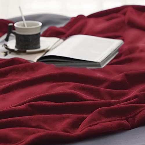BEDSURE Wohndecke Warm Grau - Weich, Fleecedecke für Frauen, Couch Überwurf 150x200cm