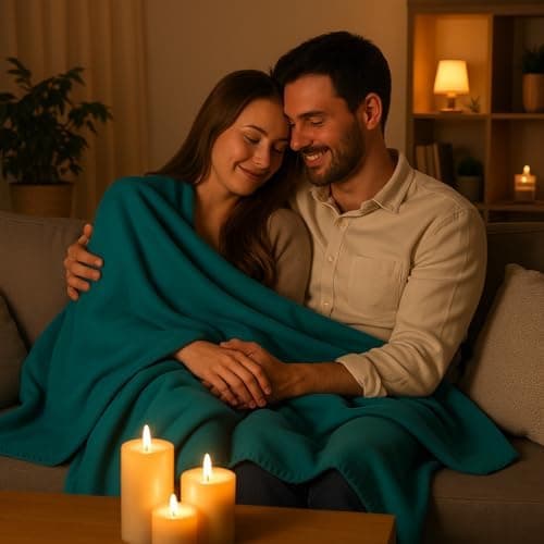 Betz Fleecedecke – weiche Wohndecke & Kuscheldecke – fürs Sofa & Bett – flauschig, leicht, wärmend & pflegeleicht – lila