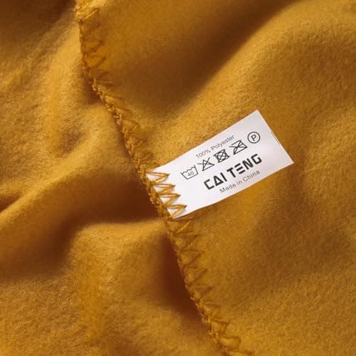 CAI TENG Warm und Weich 125 X 150 cm Kuscheldecke für Couch und Schlafzimmer OEKO-TEX STANDARD 100