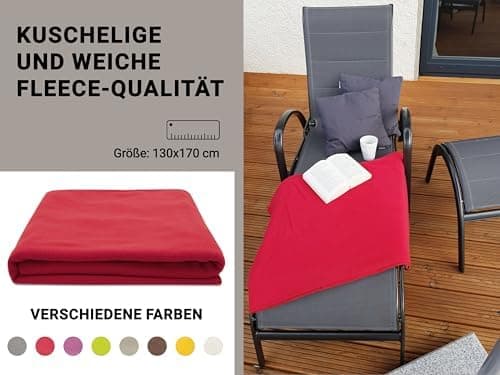 ZOLLNER Kuscheldecke in Taupe - weiche Couchdecke 130x170 cm - waschbar bis 95°C - Hotelqualität - Oeko Tex® Zertifizier