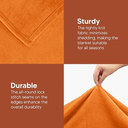 Utopia Bedding Kuscheldecke flauschig Warm für Winter und Sofa