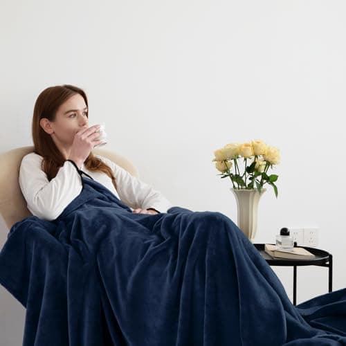 CozyLux Kuscheldecke Flauschig für 4 Jahreszeiten - Weich/Warm/Leicht - Sofa/Bett/Couch 150x200cm Grau