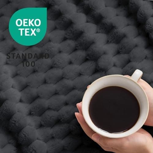 Vielit Ultraweiche Kuscheldecke Flauschig Rot – Warme & Gemütliche Couch & Sofadecke, Atmungsaktiv & Pflegeleicht, OEKO-