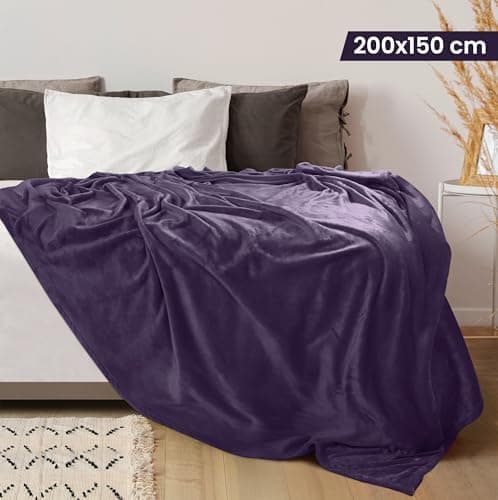 Utopia Bedding Kuscheldecke flauschig Warm für Winter und Sofa