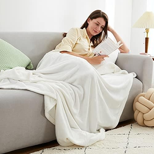 EHEYCIGA Flauschig weiche Kuscheldecke Grau 130x165 für Wohnzimmer und Sofa OEKO-TEX
| EHEYCIGA weiche warme Fleecedeck