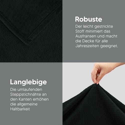 Utopia Bedding Kuscheldecke flauschig Warm für Winter und Sofa