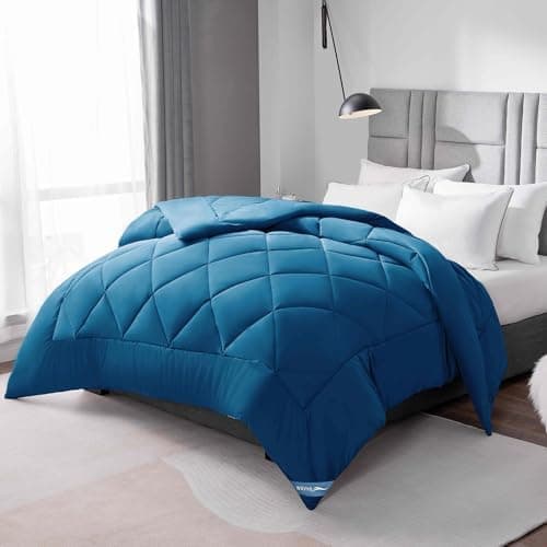 WAVVE Decke 200x220 Bettdecke, Super Weiche Zudecke Schlafdecke, Atmungsaktive Steppdecke 300gsm Mikrofaser Weiß OEKO-TE