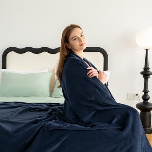 Kuscheldecke WAVVE Flauschig Warm - Sofadecke 150x200 cm Weich für Wohnraum Couchdecke GrauXL